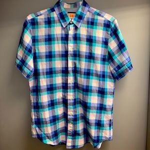 Hugo Boss Orange slim fit shirt sleeve shirt